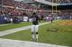 Chicago Bears tight end Martellus Bennett (83) dances on the end zone after a touchdown during the first half of an NFL football game against the Oakland Raiders, Sunday, Oct. 4, 2015, in Chicago. (AP Photo/Charles Rex Arbogast)