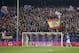 fans of Club Atletico de Madrid supporters during the UEFA Champions League Round of 16, Second leg match between Atletico madrid and PSV Eindhoven on March 15, 2016 at the Estadio Vicente Calderón in Madrid, Spain.(Photo by VI Images via Getty Images)