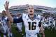 FORT WORTH, TX - DECEMBER 29: Jared Goff #16 of the California Golden Bears celebrates after beating the Air Force Falcons 55-36 in the Lockheed Martin Armed Forces Bowl at Amon G. Carter Stadium on December 29, 2015 in Fort Worth, Texas. (Photo by Tom Pennington/Getty Images)