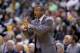 INDIANAPOLIS, IN - MARCH 17: Dwane Casey the head coach of the Toronto Raptors gives instructions to his team against the Indiana Pacers during the game at Bankers Life Fieldhouse on March 17, 2016 in Indianapolis, Indiana. NOTE TO USER: User expressly acknowledges and agrees that, by downloading and or using this photograph, User is consenting to the terms and conditions of the Getty Images License Agreement. (Photo by Andy Lyons/Getty Images)