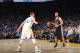OAKLAND, CA - JANUARY 25: Tony Parker #9 of the San Antonio Spurs handles the ball against Stephen Curry #30 of the Golden State Warriors on January 25, 2016 at ORACLE Arena in Oakland, California. NOTE TO USER: User expressly acknowledges and agrees that, by downloading and or using this photograph, user is consenting to the terms and conditions of Getty Images License Agreement. Mandatory Copyright Notice: Copyright 2016 NBAE (Photo by Noah Graham/NBAE via Getty Images)