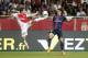 MONACO - AUGUST 30: Bernardo Silva of Monaco and Edinson Cavani of PSG in action during the French Ligue 1 match between AS Monaco and Paris Saint-Germain at Stade Louis II on August 30, 2015 in Monaco. (Photo by Jean Catuffe/Getty Images)