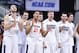 Mar 19, 2016; Raleigh, NC, USA; The Virginia Cavaliers bench celebrate after scoring against the Butler Bulldogs in the second half during the second round of the 2016 NCAA Tournament at PNC Arena. Mandatory Credit: Bob Donnan-USA TODAY Sports