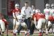 Ohio State head coach Urban Meyer during their Spring NCAA college football practice Tuesday, March 8, 2016, in Columbus, Ohio. (AP Photo/Jay LaPrete)