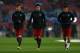BARCELONA, SPAIN - MARCH 16: Lionel Messi, Luis Suarez and Neymar of FC Barcelona warm up before the UEFA Champions League match between FC Barcelona and Arsenal at Camp Nou on March 16, 2016 in Barcelona, Spain. (Photo by Catherine Ivill - AMA/Getty Images)