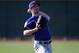 Feb 21, 2016; Surprise, AZ, USA; Texas Rangers starting pitcher Cole Hamels (35) throws during a workout at Surprise Stadium Practice Fields. Mandatory Credit: Joe Camporeale-USA TODAY Sports