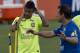 Brazilian national football team coach Dunga (R) speaks with his player Neymar during a training session at the Granja Comary sports complex in Teresopolis, 90 km from Rio de Janeiro, Brazil on March 22, 2016. Brazil will face Uruguay on March 25 and Paraguay March 29 in FIFA World Cup Russia 2018 South American qualifier matches. AFP PHOTO/VANDERLEI ALMEIDA / AFP / VANDERLEI ALMEIDA (Photo credit should read VANDERLEI ALMEIDA/AFP/Getty Images)