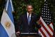 US President Barack Obama delivers a speech during a state dinner with Argentine President Mauricio Macri at the Kirchner Cultural Centre in Buenos Aires on March 23, 2016. The United States and Argentina sealed a major trade deal on the eve -the first day of President Barack Obama's visit- bolstering the efforts of his counterpart to end a decade-and-a-half of international financial isolation. AFP PHOTO / NICHOLAS KAMM / AFP / NICHOLAS KAMM (Photo credit should read NICHOLAS KAMM/AFP/Getty Images)