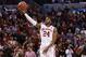 Oklahoma guard Buddy Hield (24) goes up for a basket against VCU in the second half during a second-round men's college basketball game in the NCAA Tournament in Oklahoma City, Sunday, March 20, 2016. Oklahoma won 85-81. (AP Photo/Alonzo Adams)