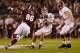 STARKVILLE, MS - NOVEMBER 16: Chris Jones #96 of the Mississippi State Bulldogs sacks AJ McCarron #10 of the Alabama Crimson Tide at Davis Wade Stadium on November 16, 2013 in Starkville, Mississippi. (Photo by Kevin C. Cox/Getty Images)