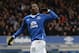LIVERPOOL, ENGLAND - MARCH 05: Romelu Lukaku of Everton celebrates scoring his team's first goal during the Barclays Premier League match between Everton and West Ham United at Goodison Park on March 5, 2016 in Liverpool, England. (Photo by Gareth Copley/Getty Images)
