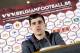Belgium's goalkeeper Thibaut Courtois holds a press conference in Brussels on March 25, 2016 ahead of a friendly football match against Portugal.
Belgium moved a friendly international against Portugal away from Brussels after the militant attacks on the city. Portugal and Belgium will play the March 29 match in the Portuguese city of Leiria instead. / AFP / Belga / YORICK JANSENS / Belgium OUT (Photo credit should read YORICK JANSENS/AFP/Getty Images)