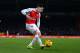 LONDON, ENGLAND - JANUARY 24: Hector Bellerin of Arsenal during the Barclays Premier League match between Arsenal and Chelsea at the Emirates Stadium on January 24, 2016 in London, England. (Photo by Catherine Ivill - AMA/Getty Images)