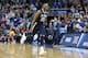 LOUISVILLE, KY - MARCH 26: Mikal Bridges #25 of the Villanova Wildcats celebrates defeating the Kansas Jayhawks 64-59 during the 2016 NCAA Men's Basketball Tournament South Regional at KFC YUM! Center on March 26, 2016 in Louisville, Kentucky. (Photo by Andy Lyons/Getty Images)