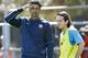 FC Barcelona's Dutch coach Frank Rijkaard (L) and Argentinian Lionel Messi take part in a training session on May 1, 2008 at the Camp Nou stadium in Barcelona. AFP PHOTO/JOSEP LAGO (Photo credit should read JOSEP LAGO/AFP/Getty Images)