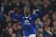 Everton's Belgian striker Romelu Lukaku celebrates after scoring their second goal during the English FA cup quarter-final football match between Everton and Chelsea at Goodison Park in Liverpool, north west England on March 12, 2016. / AFP / Paul ELLIS / RESTRICTED TO EDITORIAL USE. No use with unauthorized audio, video, data, fixture lists, club/league logos or 'live' services. Online in-match use limited to 75 images, no video emulation. No use in betting, games or single club/league/player publications. / (Photo credit should read PAUL ELLIS/AFP/Getty Images)
