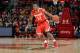 COLLEGE PARK, MD - JANUARY 16: A.J. Harris #12 of the Ohio State Buckeyes handles the ball against the Maryland Terrapins at Xfinity Center on January 16, 2016 in College Park, Maryland. (Photo by G Fiume/Maryland Terrapins/Getty Images)