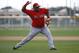 Boston Red Sox third baseman Pablo Sandoval fields a ground ball during a spring training baseball workout in Fort Myers, Fla., Wednesday, Feb. 24, 2016. (AP Photo/Patrick Semansky)