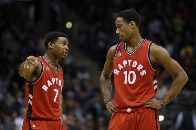 “demar derozan and kyle lowry”的图片搜索结果