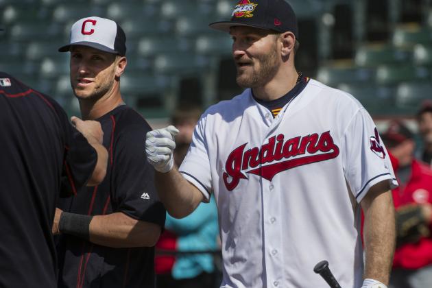 New UFC HW Champ Stipe Miocic Hits Homer at Cleveland Indians Batting Practice