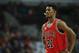Chicago Bulls guard Jimmy Butler looks on against the Philadelphia 76ers during the second half of an NBA basketball game, Wednesday, April 13, 2016 in Chicago. The Bulls won 115-105. (AP Photo/Kamil Krzaczynski)