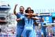 Jul 3, 2016; New York, NY, USA; New York City FC midfielder Jack Harrison (11) celebrates with midfielder Frank Lampard (8) and forward David Villa (7) after scoring a goal against the New York Red Bulls during the first half at Yankee Stadium. Mandatory Credit: Brad Penner-USA TODAY Sports