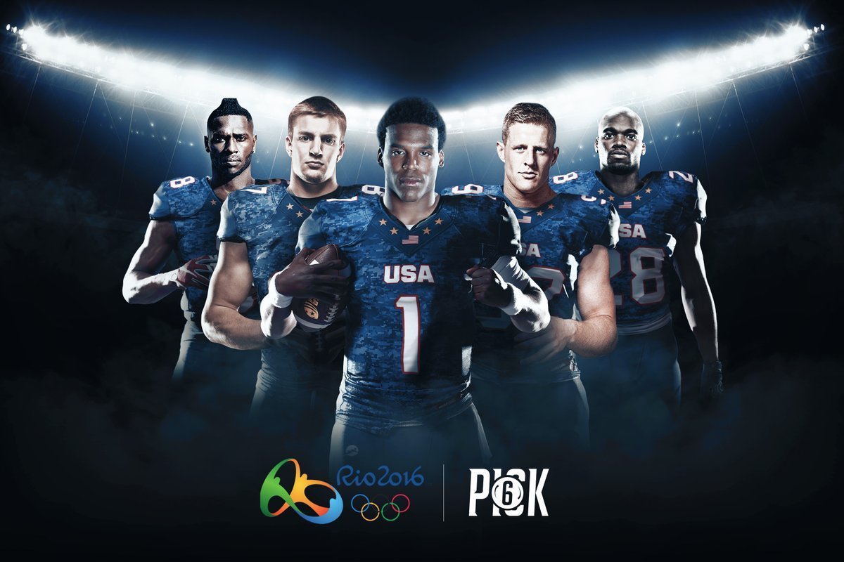 NFL Elites Imagined as Team USA Football Olympians Bleacher Report