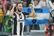Juventus' Gonzalo Higuain celebrates after scoring during a Serie A soccer match between Juventus and Fiorentina, at Turin's Juventus Stadium, Saturday, Aug. 20, 2016. (Andrea Di Marco/ANSA via AP)