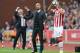 STOKE ON TRENT, ENGLAND - AUGUST 20: Josep Guardiola, Manager of Manchester City reacts during the Premier League match between Stoke City and Manchester City at Bet365 Stadium on August 20, 2016 in Stoke on Trent, England. (Photo by Chris Brunskill/Getty Images)