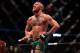 LAS VEGAS, NV - AUGUST 20: Conor McGregor of Ireland finishes five rounds against Nate Diaz in their welterweight bout during the UFC 202 event at T-Mobile Arena on August 20, 2016 in Las Vegas, Nevada. (Photo by Jeff Bottari/Zuffa LLC/Zuffa LLC via Getty Images)