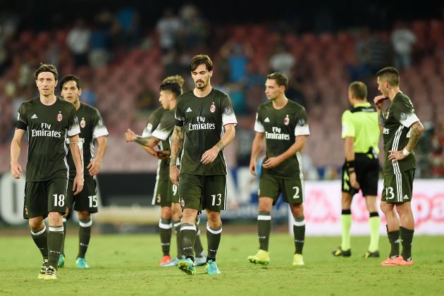 Vincenzo Montella's AC Milan Given Lessons in Possession by Napoli