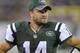 FILE - This Saturday, Aug. 27, 2016 file photo shows New York Jets quarterback Ryan Fitzpatrick (14) watching his teammates play during the second half of an NFL preseason football game against the New York Giants in East Rutherford, N.J. Fitzpatrick missed the offseason in a contract dispute but has been around long enough that it shouldn’t matter much. (AP Photo/Bill Kostroun, File)