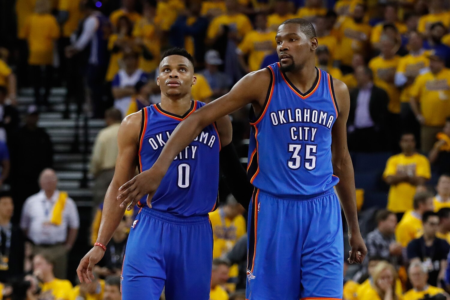 Kevin Durant Comments on Relationship with Russell Westbrook