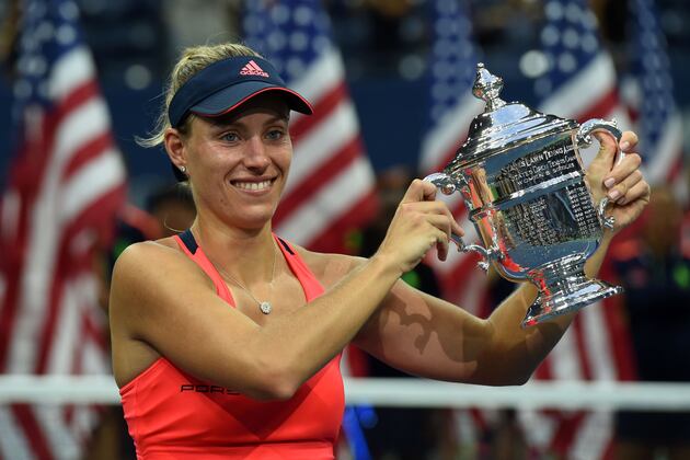 No. 1 Kerber overcame the heat and 10th-seeded power-server Pliskova, 6-3, 4-6, 6-4, to become the first German to win the US Open since Graf in 1996. 