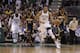 MILWAUKEE, WI - APRIL 13: Giannis Antetokounmpo #34 of the Milwaukee Bucks dribbles the basketball up the court on a fast break during the second quarter against the Indiana Pacers at BMO Harris Bradley Center on April 13, 2016 in Milwaukee, Wisconsin. NOTE TO USER: User expressly acknowledges and agrees that, by downloading and or using this photograph, User is consenting to the terms and conditions of the Getty Images License Agreement. (Photo by Mike McGinnis/Getty Images)