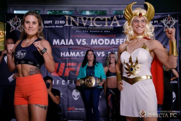 Invicta FC 19 Maia vs. Modafferi: Live Results, Play-by-Play and Highlights