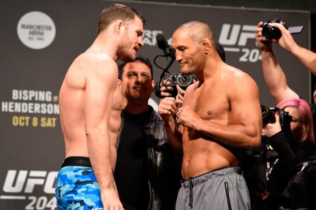 Michael Bisping vs. Dan Henderson 2: Odds, Predictions After Weigh-In