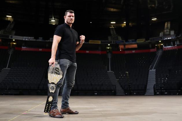 Michael Bisping Teases Fight with GSP, Dana White Says 'It's Not Happening'