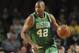Oct 4, 2016; Amherst, MA, USA; Boston Celtics center Al Horford (42) dribbles the ball during the first half against the Philadelphia 76ers at William D. Mullins Center. Mandatory Credit: Bob DeChiara-USA TODAY Sports