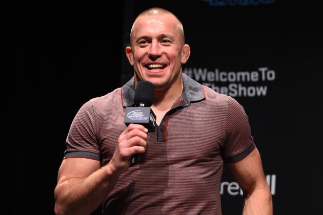 Georges St-Pierre 'Makes Peace' with Dana White, Bisping Fight Not Booked Yet