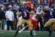 SEATTLE, WA - OCTOBER 22: Quarterback Jake Browning #3 of the Washington Huskies looks downfield to pass against the Oregon State Beavers on October 22, 2016 at Husky Stadium in Seattle, Washington. (Photo by Otto Greule Jr/Getty Images)
