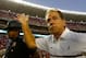 TUSCALOOSA, AL - OCTOBER 22: Head coach Nick Saban of the Alabama Crimson Tide reacts after their 33-14 win over the Texas A