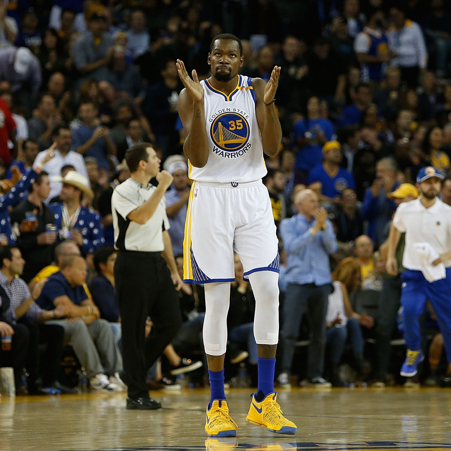 Still Stung by Finals Loss, Warriors Driven by Redemption Kevin Durant Offers