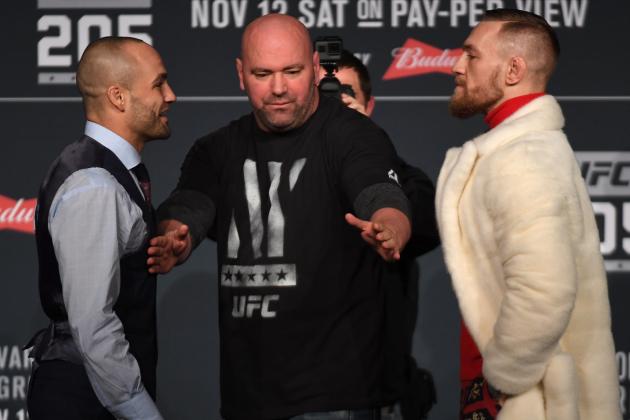 UFC 205: Alvarez vs. McGregor Fight Card, TV Info, Predictions and More