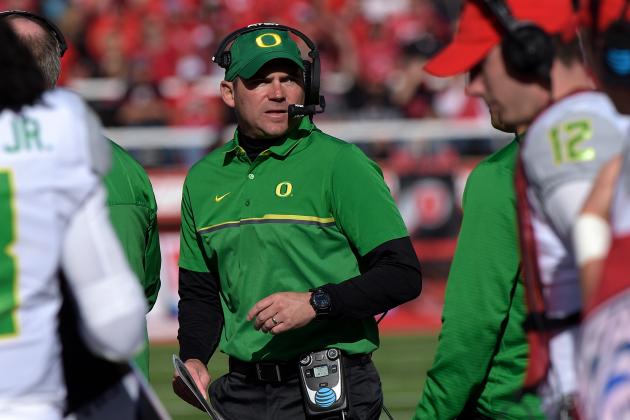 The Ducks never allowed fewer than 26 points in a game this year, even surrendering 28 at home to UC-Davis