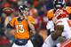 DENVER, CO - NOVEMBER 27: Quarterback Trevor Siemian #13 of the Denver Broncos throws in the first quarter of the game against the Kansas City Chiefs at Sports Authority Field at Mile High on November 27, 2016 in Denver, Colorado. (Photo by Justin Edmonds/Getty Images)