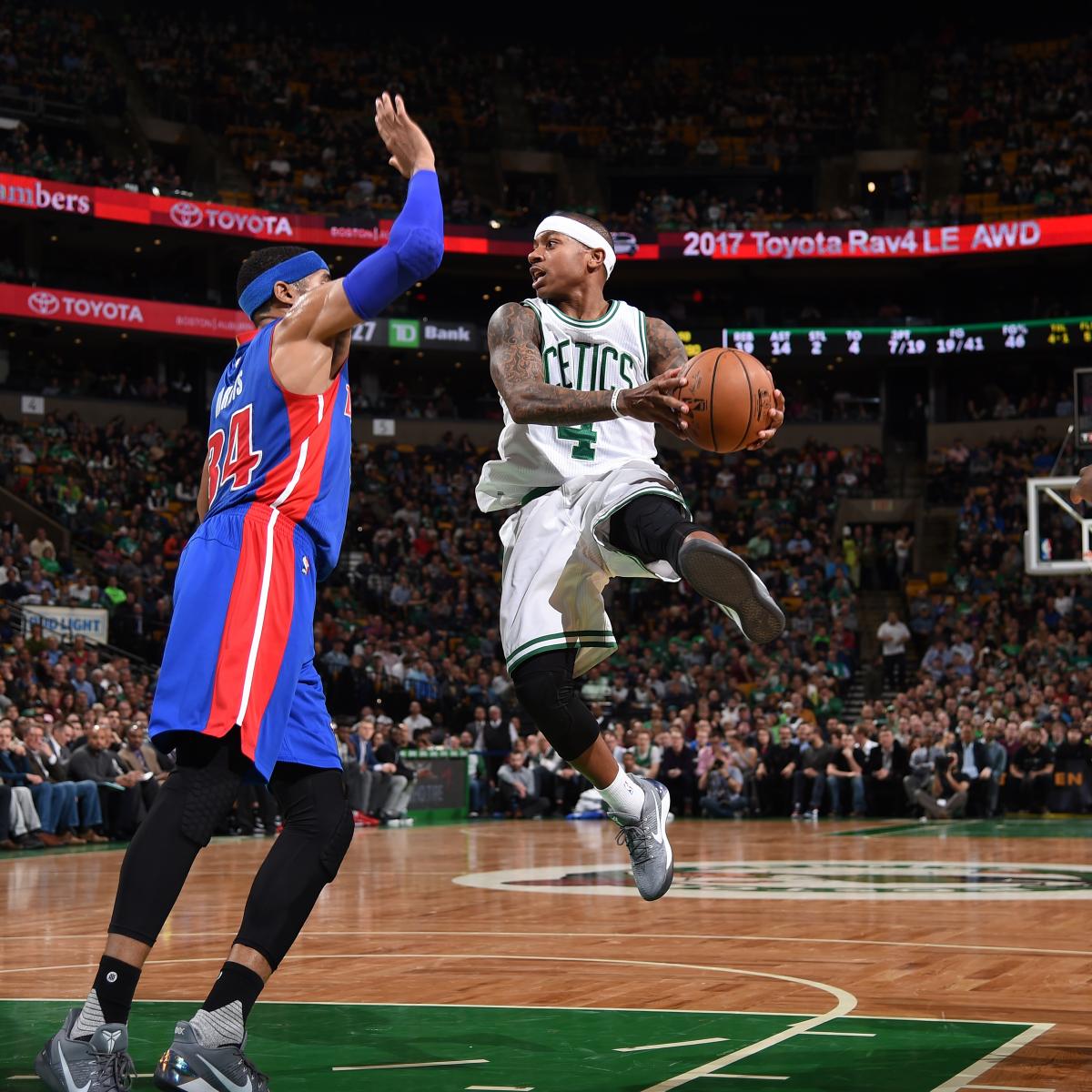 Isaiah Thomas Makes Ridiculous Over-the-Backboard Bucket | Bleacher Report | Latest ...