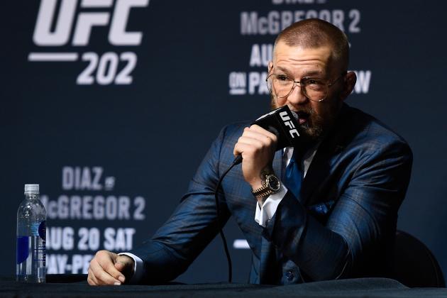 Conor McGregor Challenging NSAC Fine Stemming from UFC 202 Press Conference