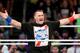 John Cena in a WWE ring.