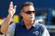 LOS ANGELES, CA - AUGUST 20: Head coach Jeff Fisher of the Los Angeles Rams is seen waving to the crowd before the preseason game at the Los Angeles Memorial Coliseum on August 20, 2016 in Los Angeles, California. (Photo by Josh Lefkowitz/Getty Images)